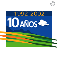 Logo conmemorando 10 años